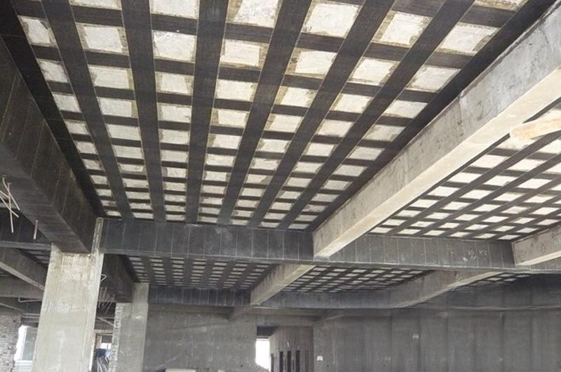 苏尼特右碳纤维布楼板加固施工